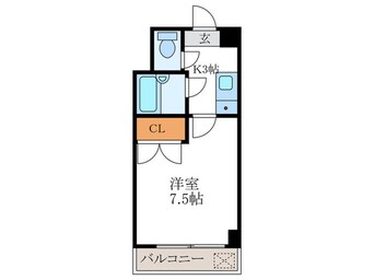 間取図 アミティ北白川