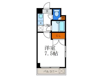 間取図 アミティ北白川