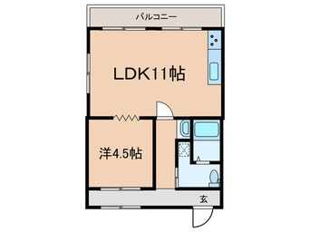 間取図 ニューライフ岡本(102)