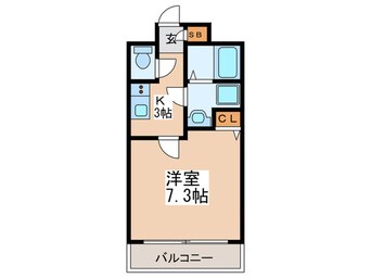 間取図 ラパンジール四天王寺東