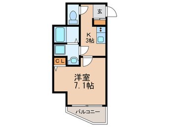 間取図 ラパンジール四天王寺東