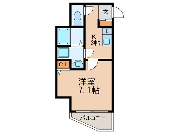 間取り図 ラパンジール四天王寺東