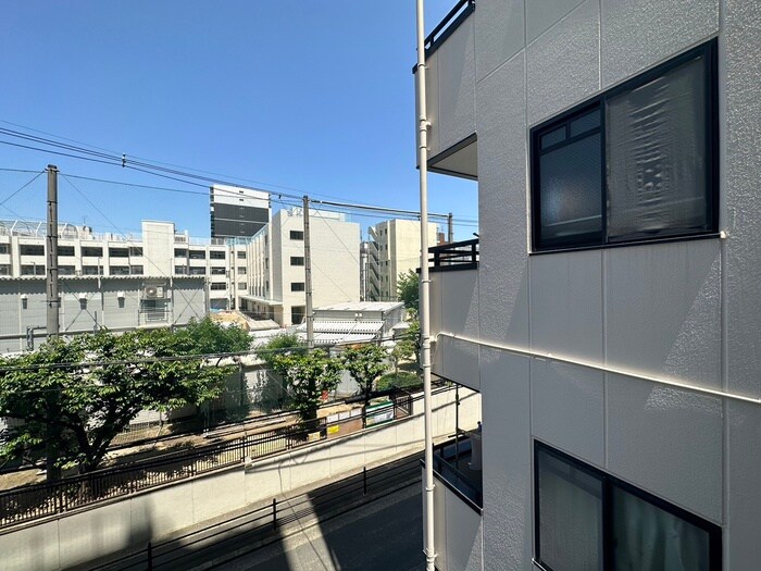 室内からの展望 ラパンジール四天王寺東