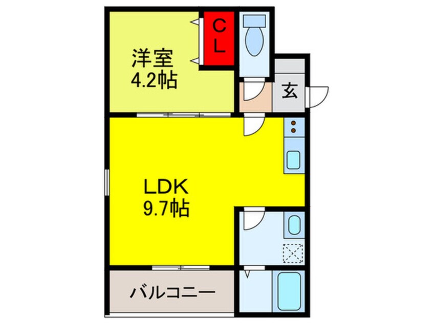 間取図 CASA友井