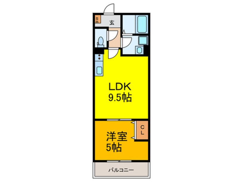 間取図 PARKSIDE MITO