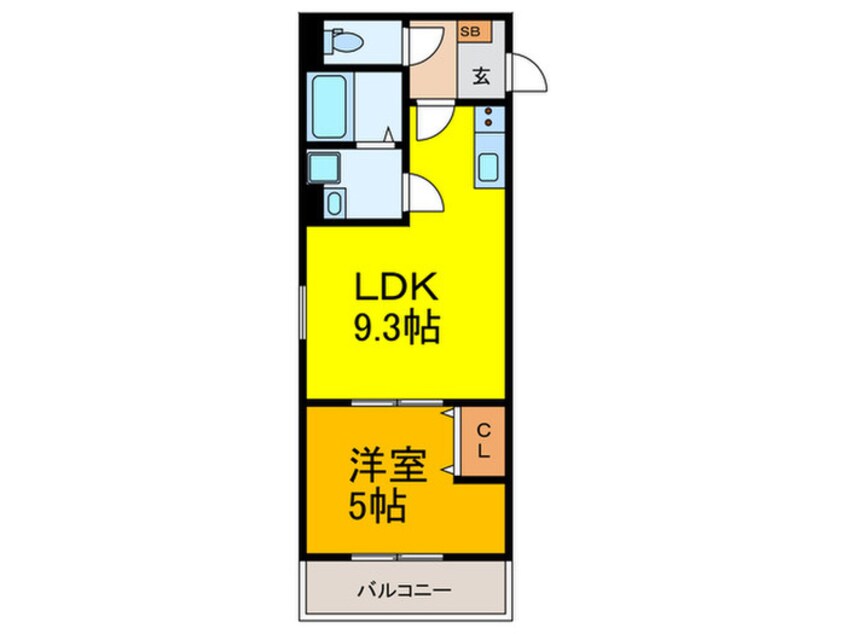 間取図 PARKSIDE MITO