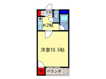 間取図 エスポワ－ル桃山