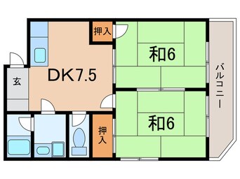 間取図 谷川荘