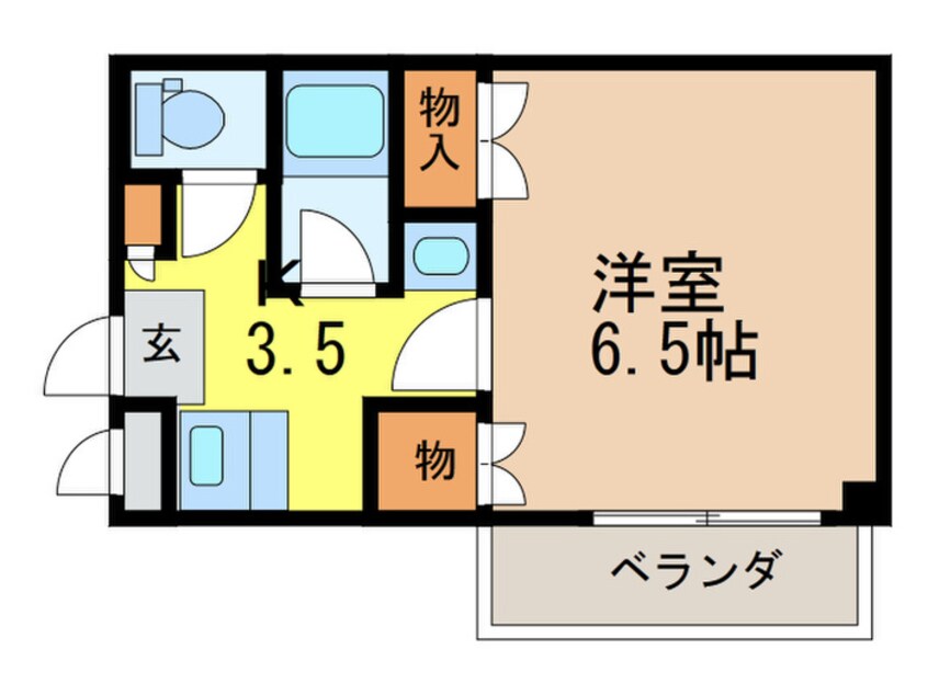 間取図 エスポワ－ル城西