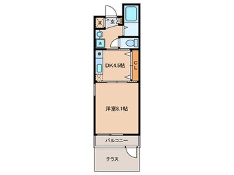 間取図 ラビタ－トドゥ道明寺