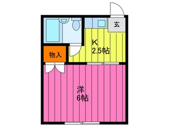 間取図 太子橋駅前ハイツ２