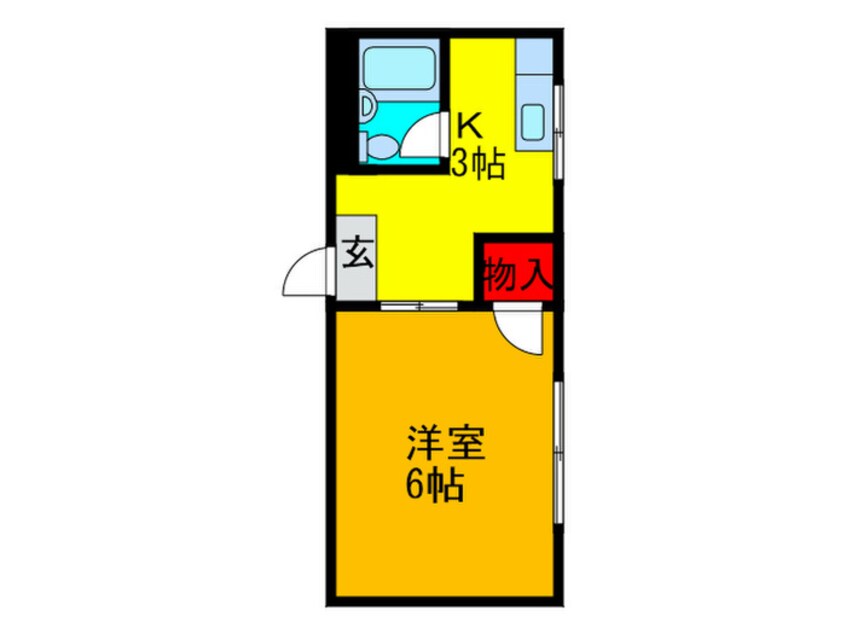 間取図 太子橋駅前ハイツ２