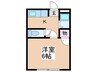 ASTERI　JOTO 1Kの間取り