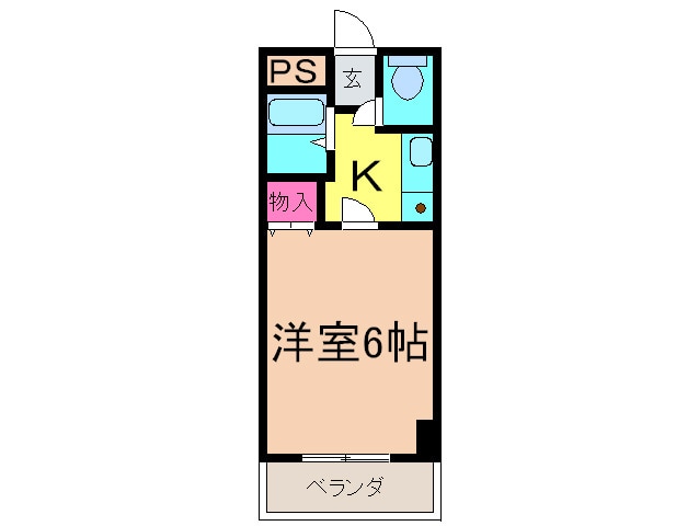 間取り図 プチハイツ山手町
