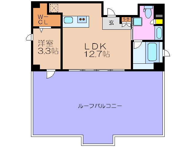 間取り図 Bee-parQ扇町