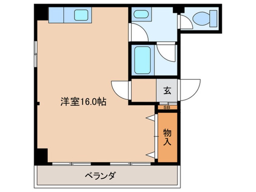 間取図 MAY　FAIR　1　タハラビル