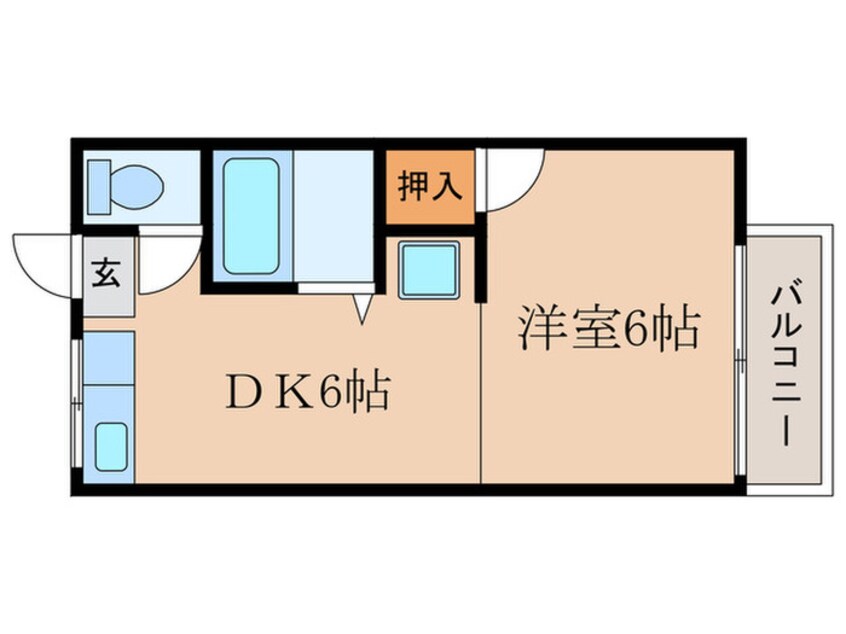 間取図 ジュネスナゴミ