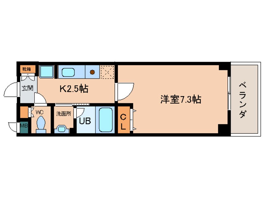 間取図 ア－イ塚口