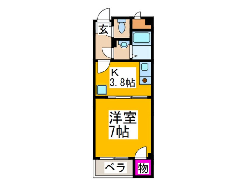 間取図 ブレスコート新金岡　Ⅴ号館