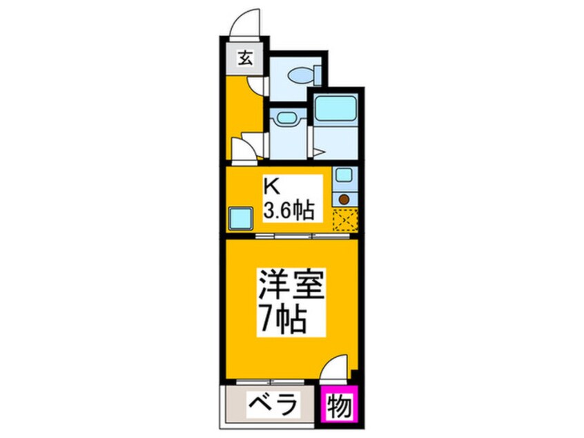 間取図 ブレスコート新金岡　Ⅴ号館