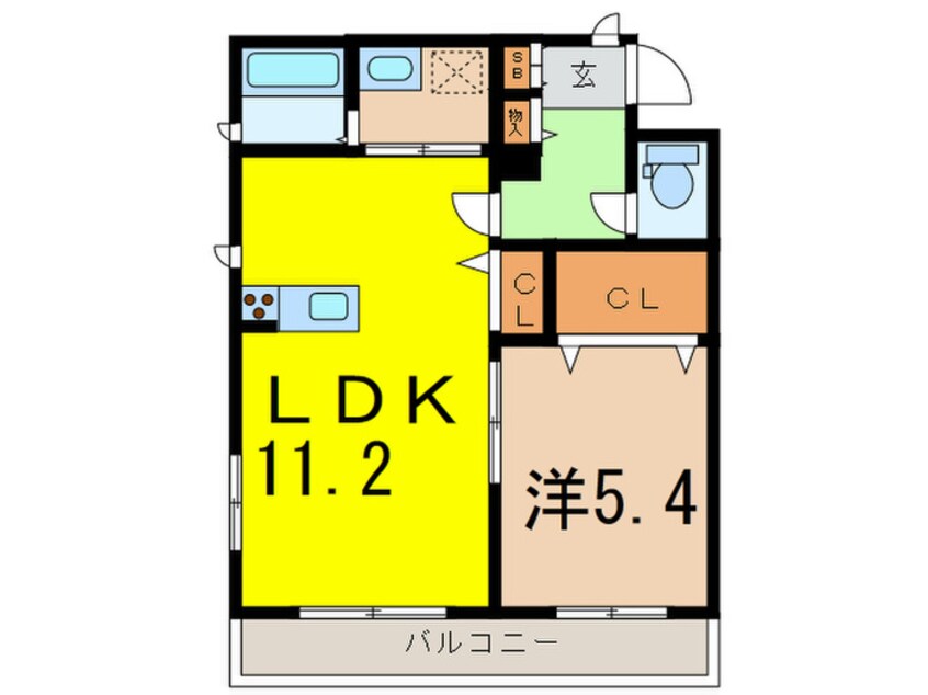 間取図 アモレ・カーザ