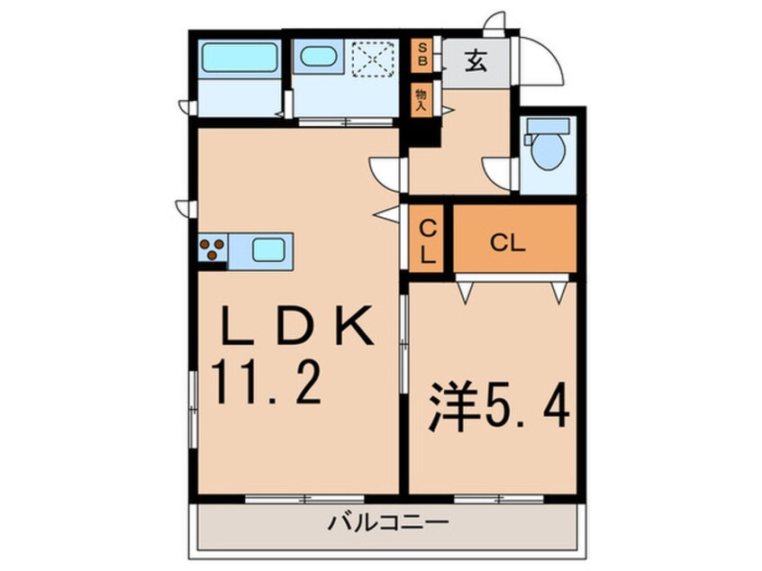 間取図 アモレ・カーザ