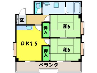 間取図 パークハイツもず