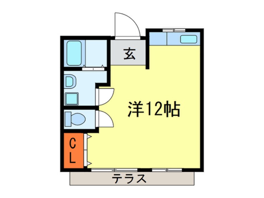 間取図 山手ワンルームハイツ