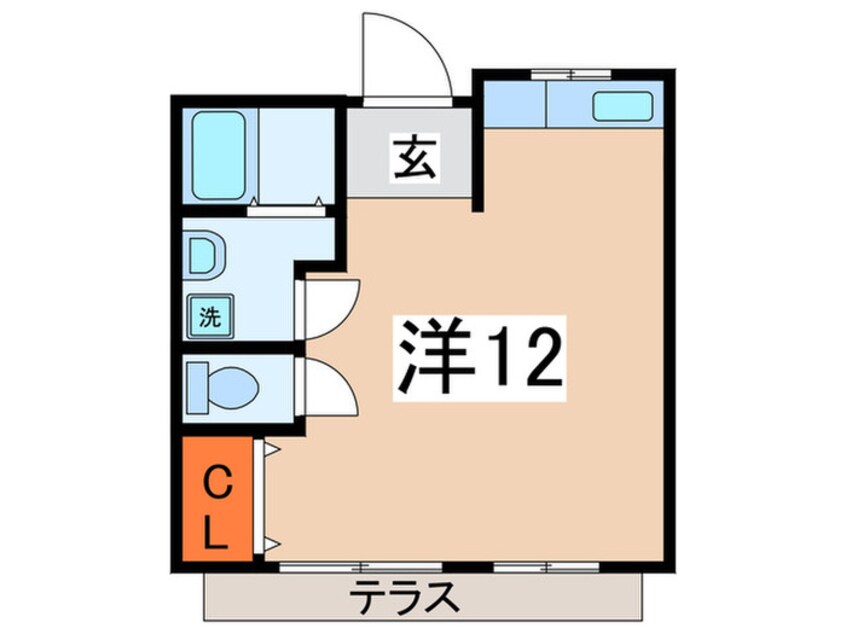 間取図 山手ワンルームハイツ