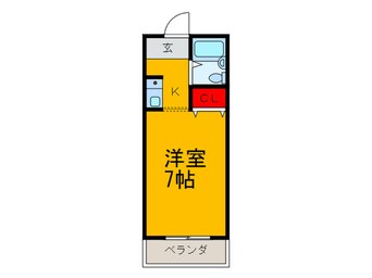 間取図 アローンハイツ