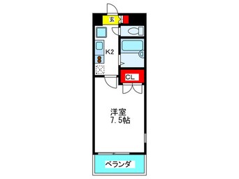 間取図 サンタ　バーバラ