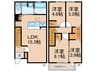 仮)D-ROOM京田辺市松井ケ丘 4LDKの間取り