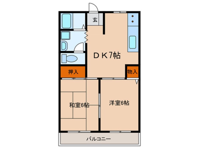 間取図 ハイツRISA