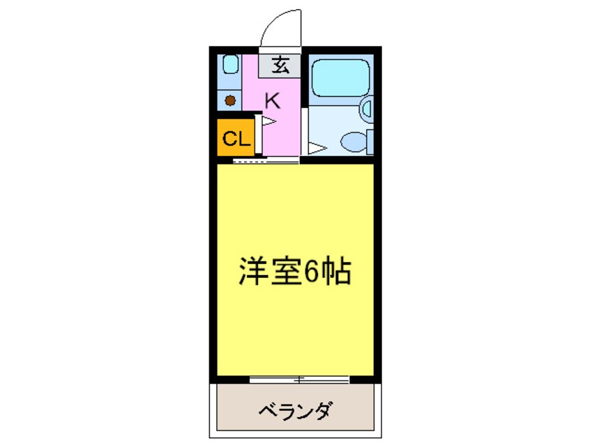 間取図 ユウパレス穴田