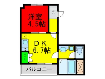 間取図 ＣＵＴＥＤＥＮＣＥ北野田