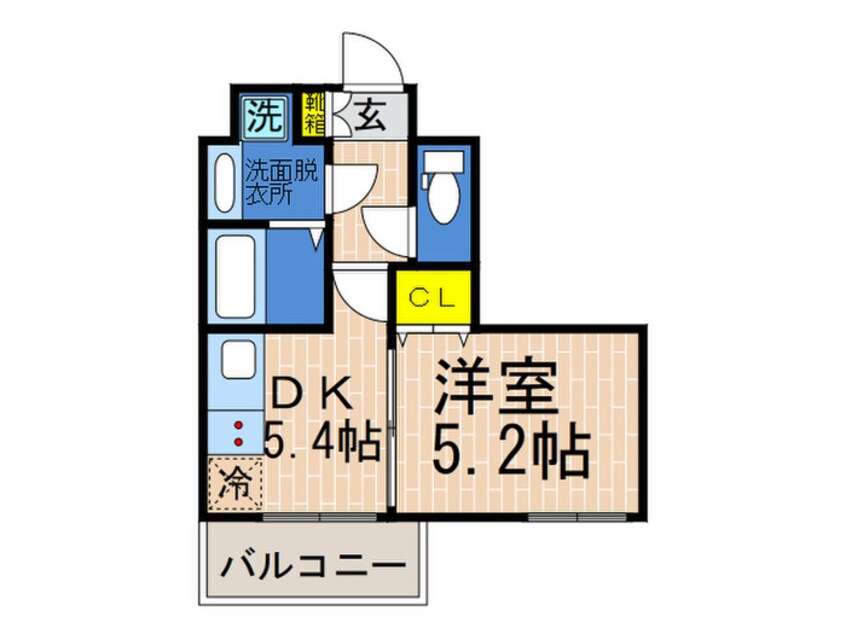 間取図 プリオーレ新開地