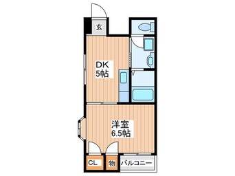 間取図 フロ－ラ鶴見