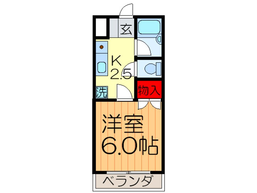 間取図 パレフローレンス