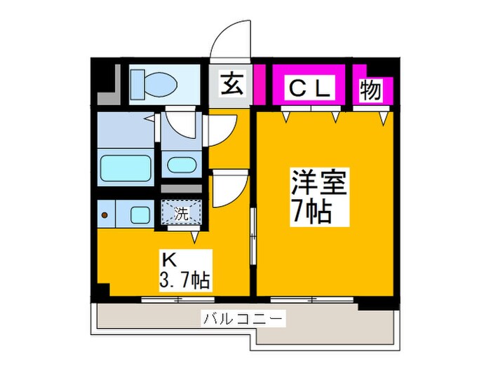 間取り図 プラ－ス　中百舌鳥
