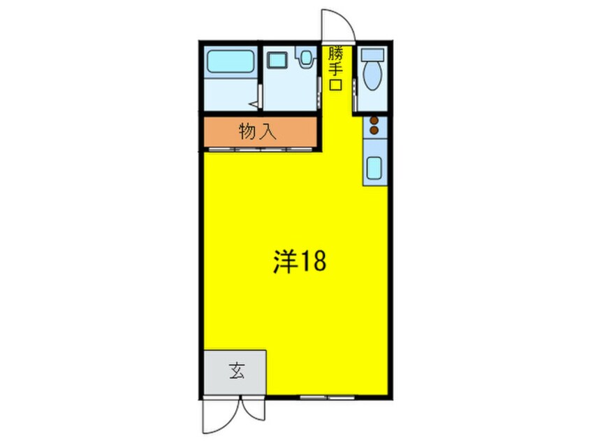 間取図 第２ハイツフジ