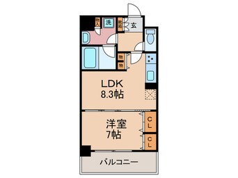 間取図 エクセルコ－ト京都五条坂