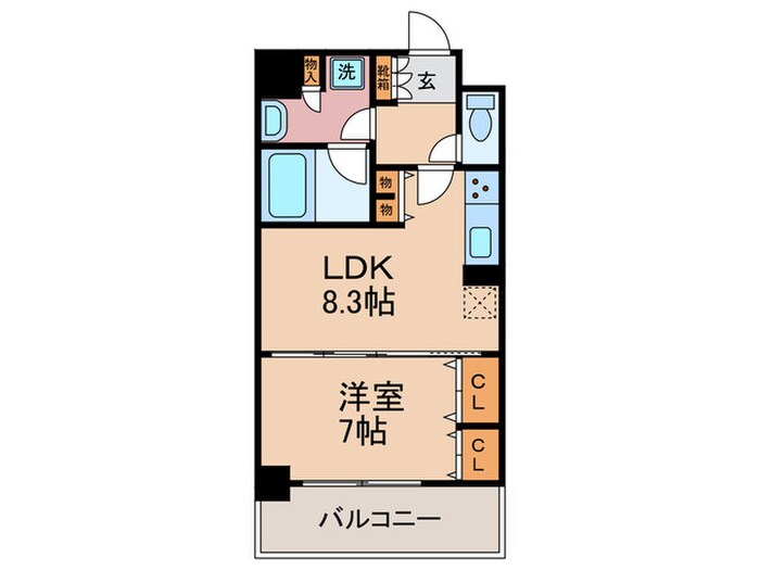 間取り図 エクセルコ－ト京都五条坂