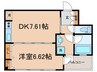 エクセルコ－ト京都五条坂 1DKの間取り