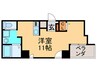 Ｍ　ＳＴＹＬＥ川西 1Rの間取り