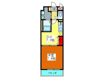 間取図 メゾンバイタルＤ棟