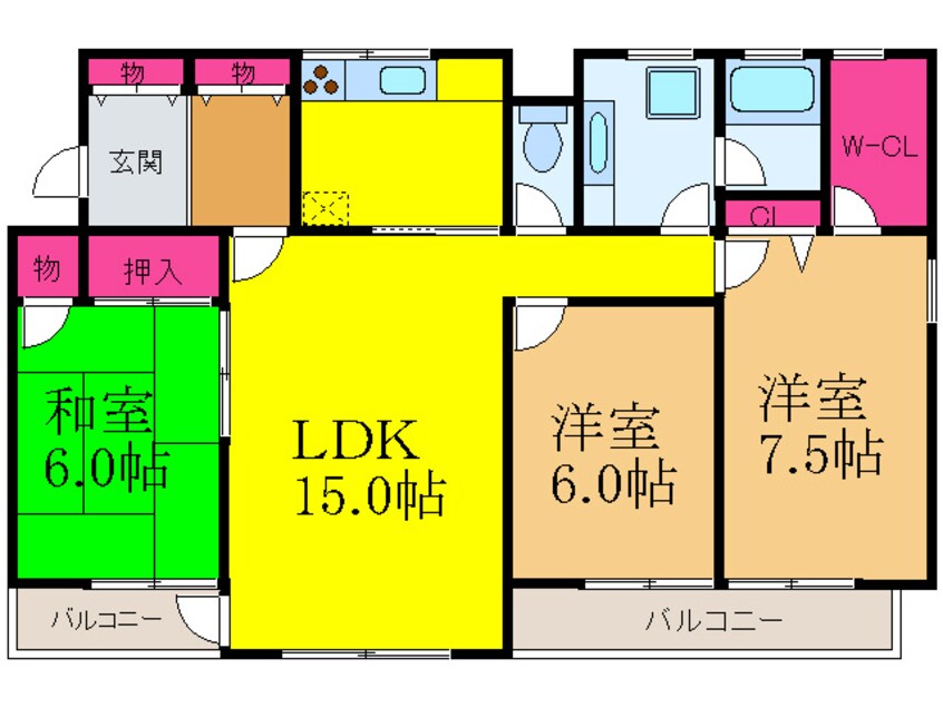 間取図 樫の木苑