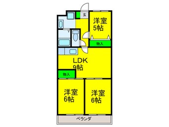 間取図 プレセランス