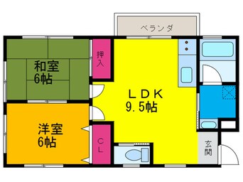 間取図 メゾンフジタ