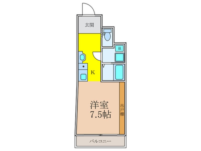 間取図 ヴィラほった