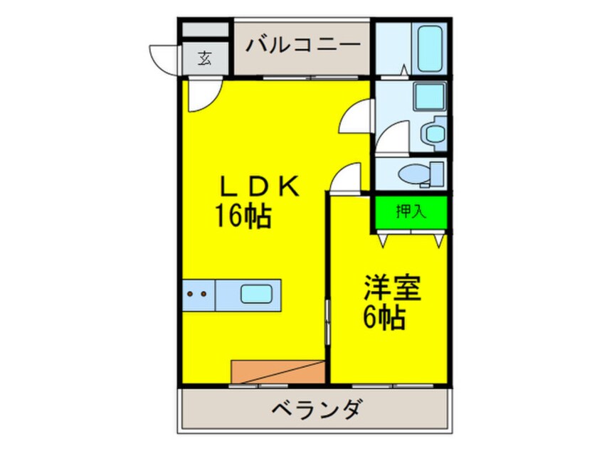 間取図 コ－ポ幸